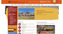 Desktop Screenshot of oric.gov.au